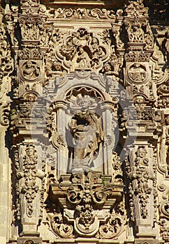 Baroque church of Tepotzotlan in estado de mexico VI