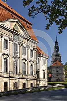 Baroque cistercian Plasy monastery, Plzen region, Czech Republic