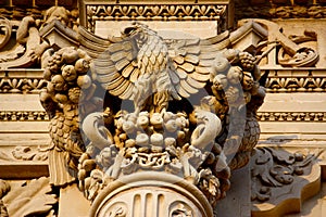 Baroque detail in Lecce, Italy photo