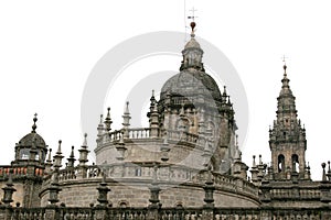 Baroque domes of Santiago de Compostela Cathedral