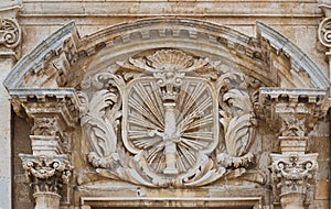 Baroque edifice in the ancient Syracuse