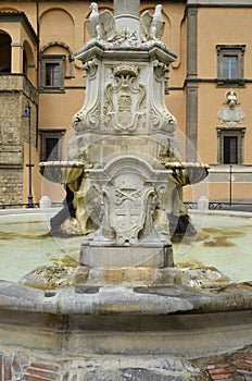 Baroque fountain, Tarquinia 2