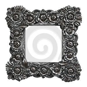 Baroque frame roses