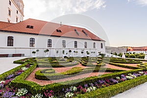 Baroque garden of Bratislava castle, Slovak