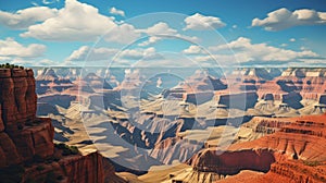 Baroque Grand Canyon: Nostalgic Landscapes In Daz3d Style