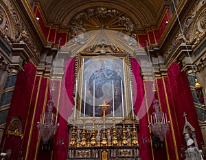 Baroque interior of the Basilica and Collegiate Proto-Parish Church of Saint Paul photo