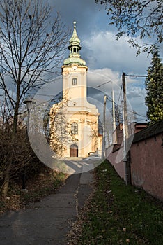 Kostel sv. Josefa church on Slezska Ostrava in Ostrava city in Czech republic photo