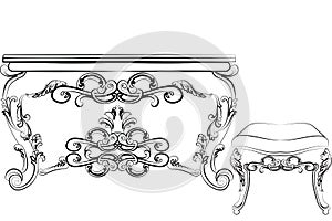 Baroque Luxury style furniture