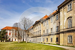 Baroque monastery Plasy near Plzen, Czech republic