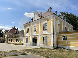 Baroque palace Eltz Manor  in Vukovar - Slavonia, Croatia / Schloss Eltz in Vukovar - Slawonien, Kroatien or Barokni Dvorac Eltz