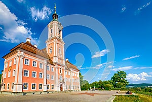 Baroque pilgrimage church and Cistercian Monastery of Birnau on Lake Constance, Germany between ÃÅberlingen and Meersburg photo