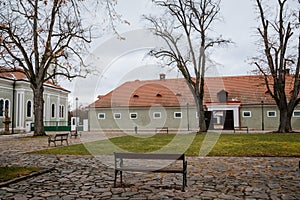 Baroque representative castle and National Stud Farm, renaissance historical building, UNESCO heritage, Church of St. Wenceslas