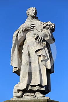 Baroque Sculpture from Prague Charles Bridge, Czech Republic