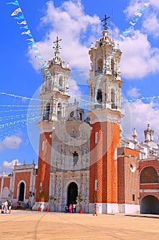 Baroque Shrine of Our Lady of Ocotlan, in Tlaxcala, mexico. I