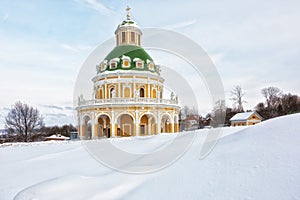 Baroque style church of the Nativity of the Virgin in Podmoklovo XVIII century