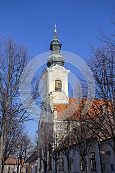 Baroque style lutheran church in Komarno