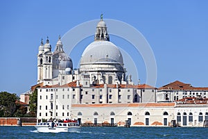 Baroque 17th century church Santa Maria della Salute, Venice, Italy