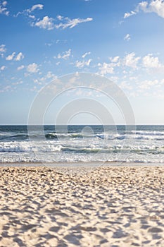 Barra da Tijuca beach on a beatiful afternoon photo