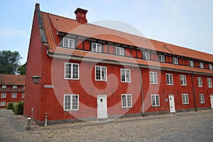 The barracks at the Kastellet Copenhagen Denmark