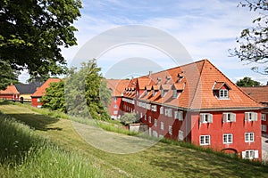 Barracks of the Kastellet fortress in Copenhagen