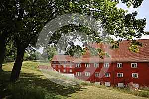 Barracks of the Kastellet fortress in Copenhagen