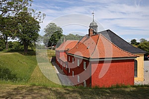 Barracks of the Kastellet fortress in Copenhagen