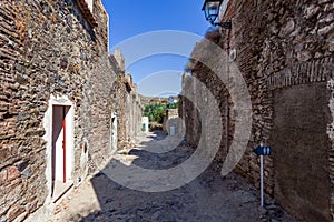 Barracks Street (Rua dos QuartÃÂ©is) in the Medieval Borough of Castelo de Vide photo