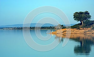 Barrage of Alqueva Portugal.