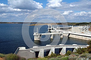 Barrage, hydroelectric. photo