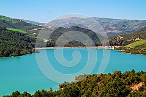 Barrage Reservoir Bin El Ouidane, Morocco photo