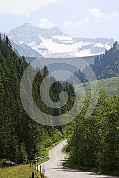 Barrage of the Schlegeis Reservoir in Austria