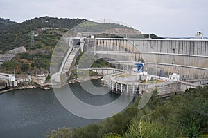 Barragem do Alqueva Dam in Alentejo, Portugal photo