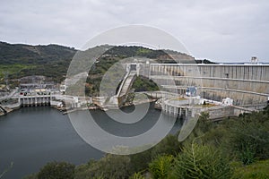 Barragem do Alqueva Dam in Alentejo, Portugal photo