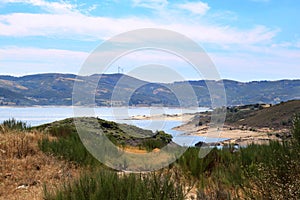 Barragem do Alto Rabagao, a lake in North Portugal photo