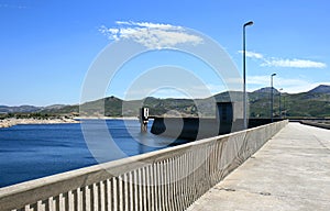 Barragem do Alto Rabagao in the north of Portugal photo