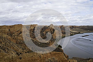 Barrancas de Burujon in Toledo province, Spain