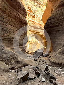 Barranco de las Vacas in Gran Canaria, Spain photo