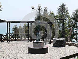 Barranco gazer overlooking the sea, Lima