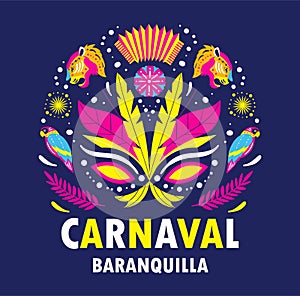Barranquilla carnival poster