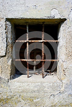 Barred window