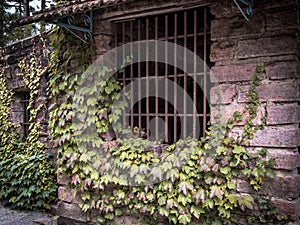 Barred window