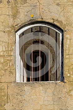 Barred window opening