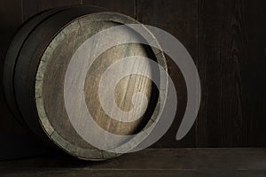 Wooden Barrel background