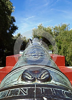 Barrel of Cannon Gun