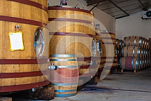 Barrel fermentation and ageing photo