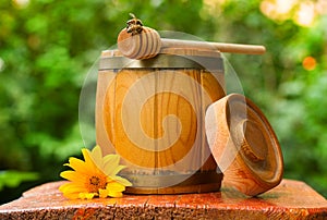 Barrel of honey