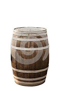 barrel isolated on white