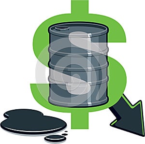 Barrel of Oil - Price Down