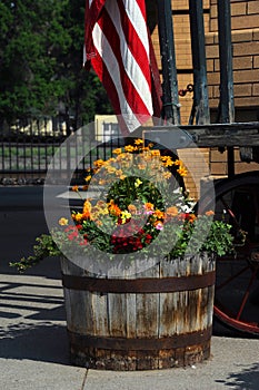 Barrel Planter photo