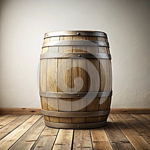 Barrel Shaped Background with Empty Space